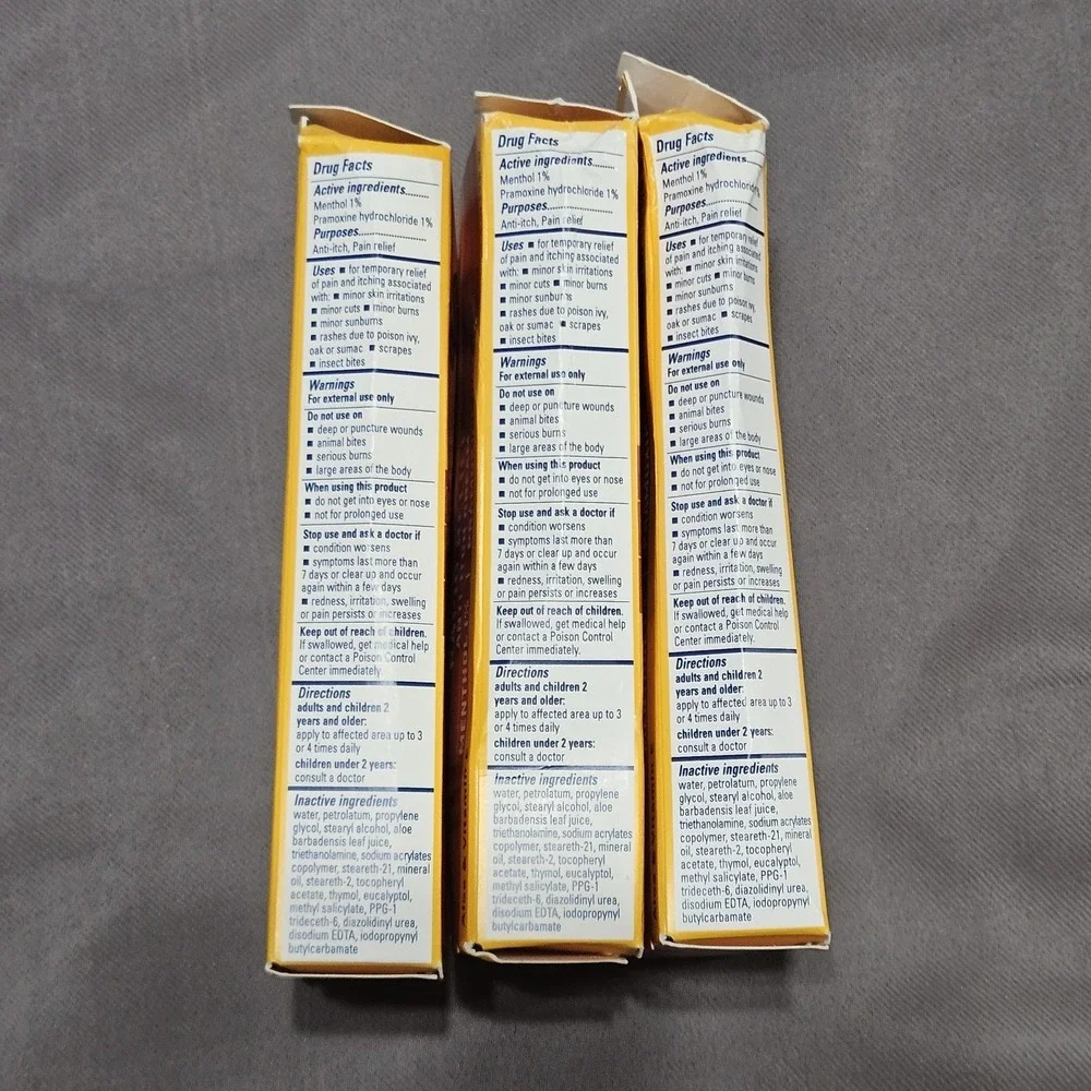 (3)‎ Gold Bond Medicated Rapid Relief Anti-Itch Cream 1 oz Ea. Expires 12/25